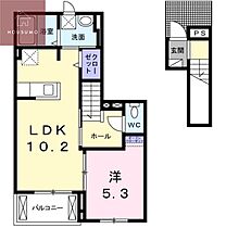 フィオーレ八尾 202 ｜ 大阪府八尾市本町5丁目（賃貸アパート1LDK・1階・42.58㎡） その2