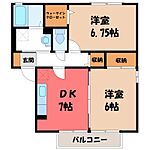 栃木市都賀町合戦場 2階建 築23年のイメージ