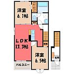 栃木市箱森町 2階建 新築のイメージ