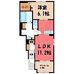 栃木市大平町富田 2階建 築6年のイメージ