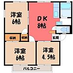 栃木市大平町富田 2階建 築34年のイメージ