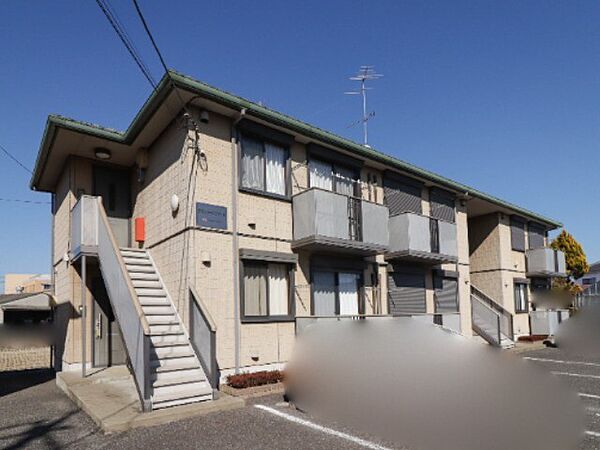 茨城県筑西市市野辺(賃貸アパート2K・1階・43.70㎡)の写真 その1