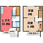 栃木市都賀町合戦場 2階建 築9年のイメージ