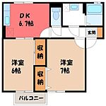 小山市犬塚1丁目 2階建 築24年のイメージ