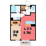 小山市大字喜沢 2階建 築8年のイメージ