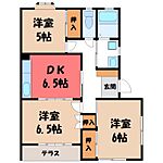 栃木市片柳町2丁目 2階建 築25年のイメージ