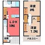 栃木市平柳町1丁目 2階建 新築のイメージ