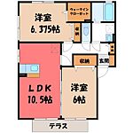 栃木市都賀町合戦場 2階建 築18年のイメージ