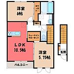 小山市犬塚7丁目 2階建 築11年のイメージ