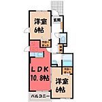 栃木市片柳町2丁目 2階建 築14年のイメージ