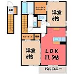 下都賀郡野木町大字友沼 2階建 築15年のイメージ