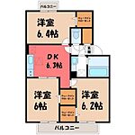 栃木市城内町2丁目 2階建 築9年のイメージ