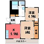 下都賀郡野木町大字丸林 2階建 築26年のイメージ