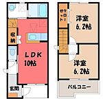栃木市柳橋町 2階建 築3年のイメージ