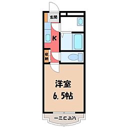 間取図画像 1K