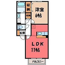 間取図画像 1LDK