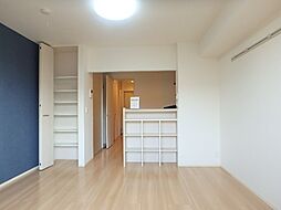 D-room思川ヴェール E 2階ワンルームのリビング/ダイニング