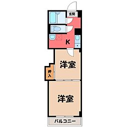 間取図画像 2K