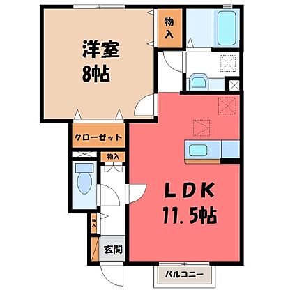 フォレステージA_間取り_0