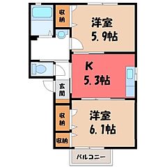 物件の間取り