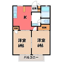 ハイツプレスト 2Kの間取図画像