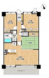 間取図画像 3LDK