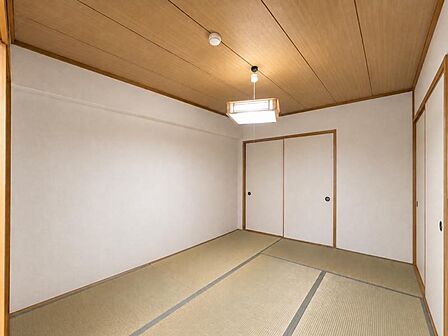 客間やお子様の遊び場として活躍する和室があります！（※一部CG加工により残置物を除去しています）