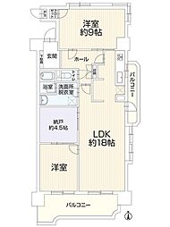 間取図画像 2SLDK