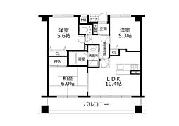 間取図画像 3LDK