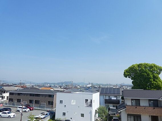 眺望。