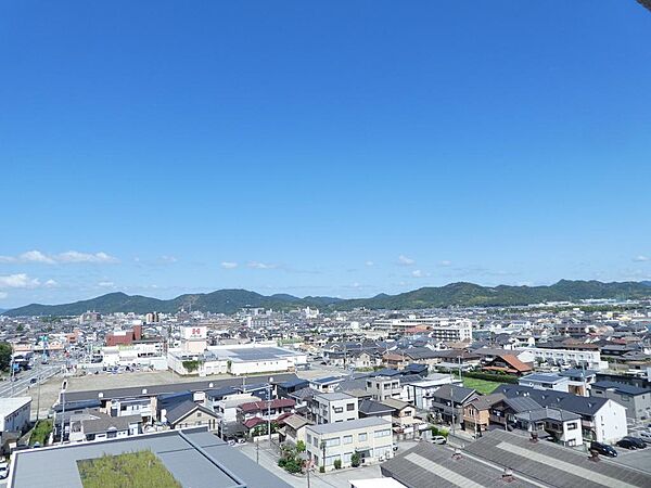 眺望。