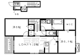 枚方市尊延寺 2階建 築4年のイメージ