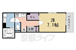 ＦｏｒｚａＤＫIII 2階1Kの間取り