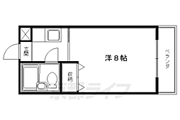 ハイツまさき 1階1Kの間取り