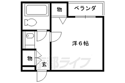 マンションＴＡＴＳＵＭＩＹＡ 3階1Kの間取り