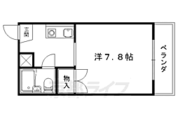 アーバンギア121 1階1Kの間取り