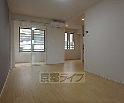 JR奈良線 木幡駅 徒歩15分の賃貸アパート 2階1LDKのリビング/ダイニング