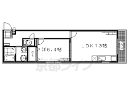 ＩＲＩＳＥＲ 1階1LDKの間取り