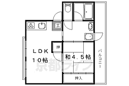 京都地下鉄東西線 椥辻駅 徒歩5分 2階/-