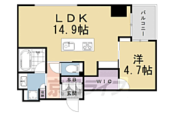 GRANLUXE御所南 1LDKの間取図画像