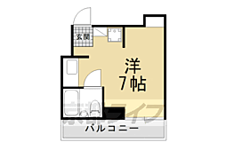 リエス東堀川 ワンルームの間取図画像