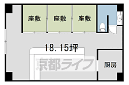 チサンマンション一乗寺の間取図画像