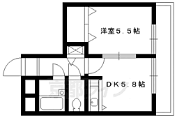 京都市営烏丸線 北大路駅 徒歩15分 2階/-