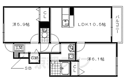 エルテルン 1階/-