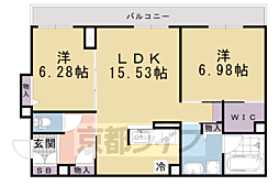 シャーメゾン京都桃山 2階/-