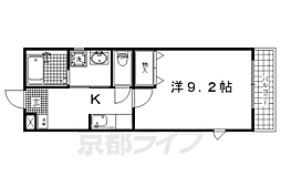 ケシミヤ上京 1Kの間取図画像