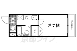 京福電気鉄道北野線 北野白梅町駅 徒歩35分 4階/-