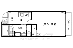 リリーブ今出川 2階/-