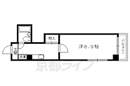 pepereN 1Kの間取図画像