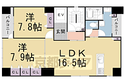 Felice御所西 3階/-